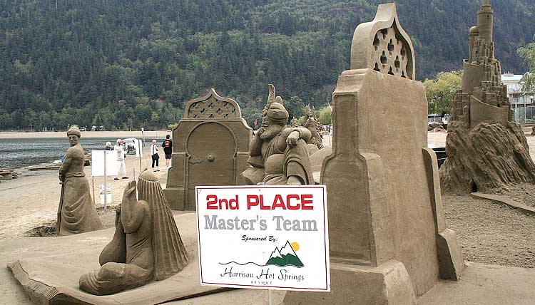 Sculptures from sand
