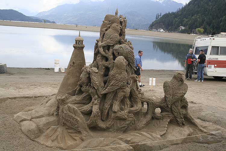 Sculptures from sand