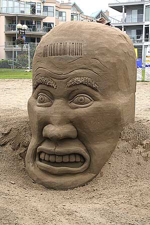 Sculptures from sand