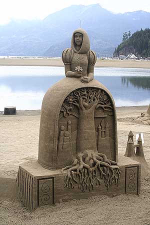 Sculptures from sand