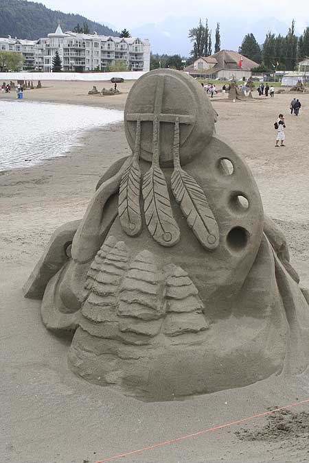 Sculptures from sand