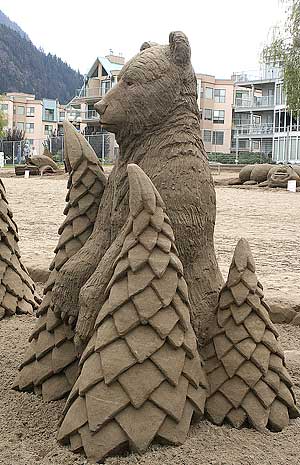 Sculptures from sand