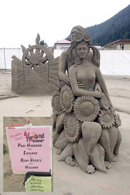 Sculptures from sand