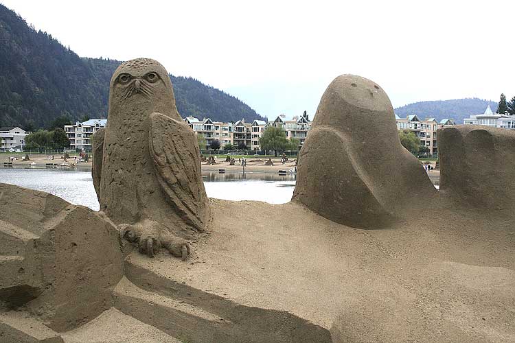 Sculptures from sand