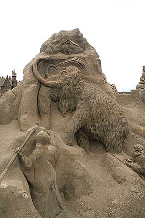 Sculptures from sand