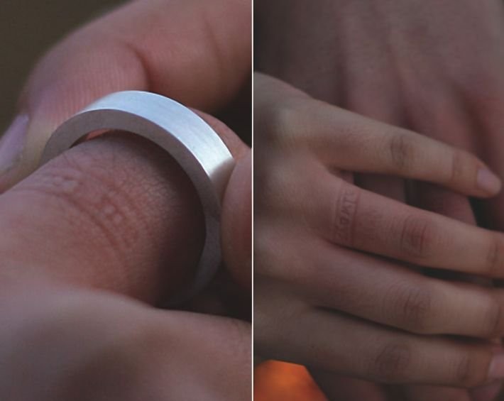 Обручальное кольцо не для неженок (5 фото)