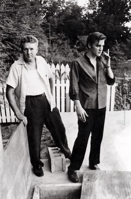 Elvis and his dad