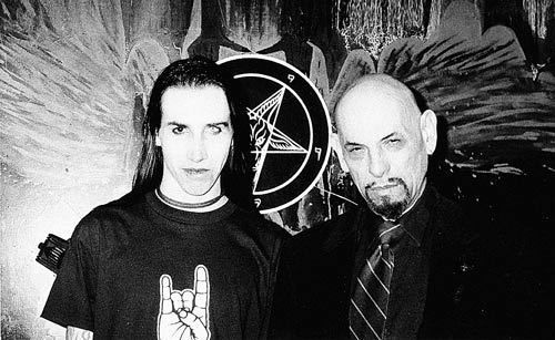 Anton LaVey and Marilyn Manson