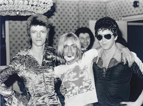 Lou Reed, Iggy Pop, David Bowie
