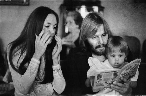 Angelina Jolie with parents