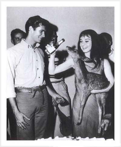 Audrey Hepburn and Anthony Perkins Audrey Hepburn and Anthony Perkins