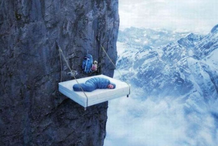 Как ночуют альпинисты? (17 фото)