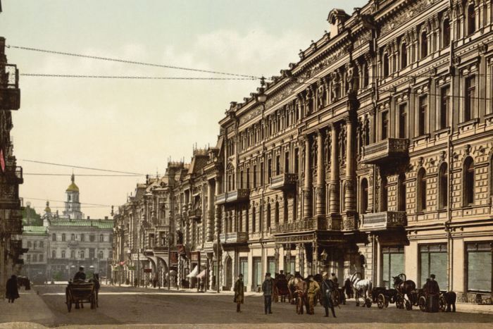 Киев 100 лет назад и сейчас Kiev-0014