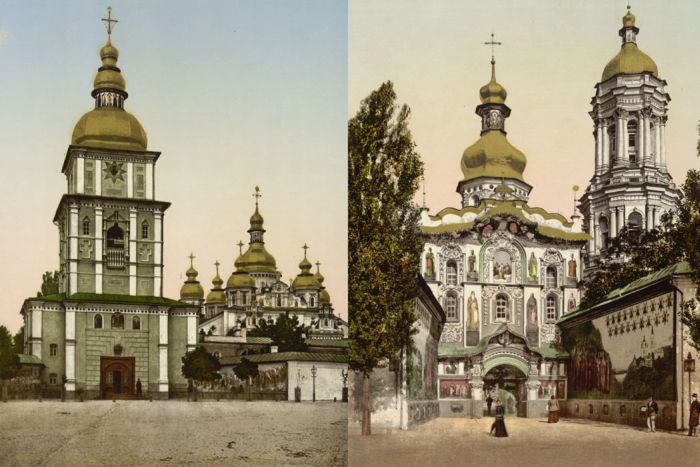 Киев 100 лет назад и сейчас Kiev-0022