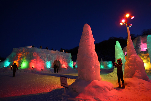Снежные фестивали на острове Хоккайду (20 фото)