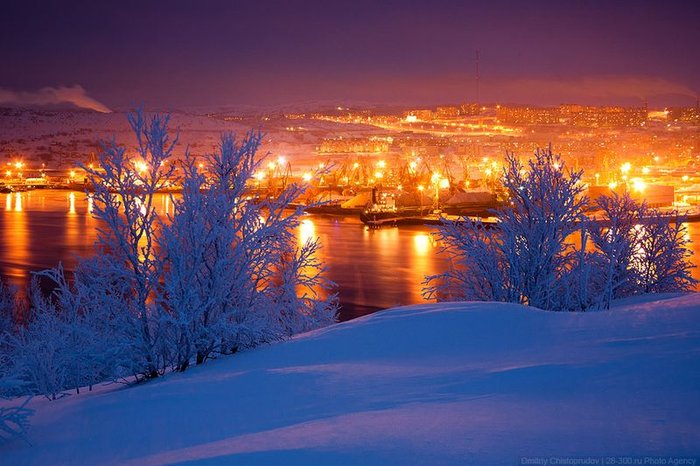 Заполярье: Суровый Мурманск  (50 фото + 4 панорамы)