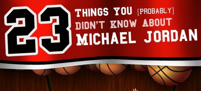 23 Things You Don�t Know About Michael Jordan (infographic)
