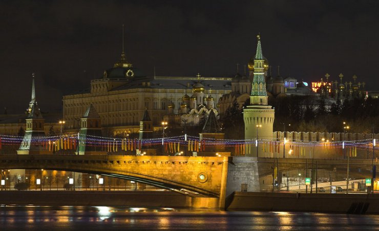Ночная Москва (14 фото)