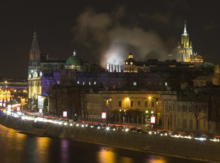 Ночная Москва (14 фото)