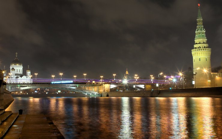 Ночная Москва (14 фото)