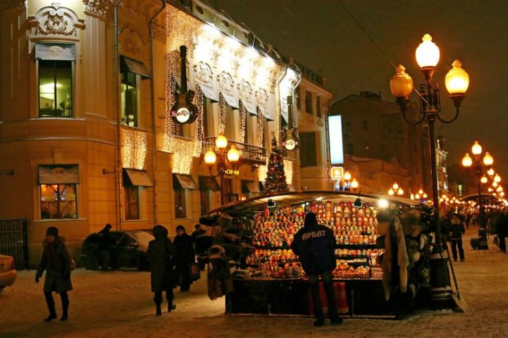 Ночная Москва (14 фото)