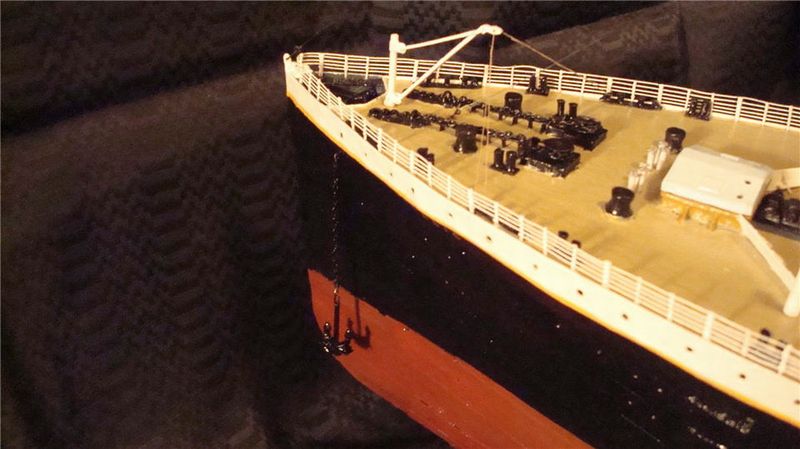 Титаник - полностью бумажная модель 1:200 (29 фото)