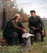 Революционные дни на холсте (12 фото)
