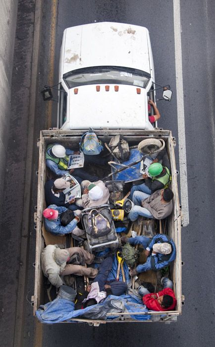 How do Mexicans go to work (13 photos)