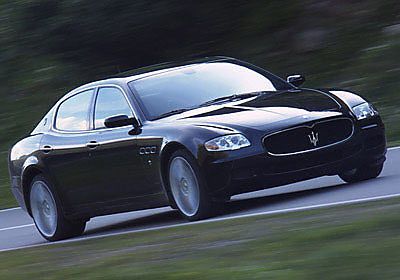 Самый сексуальный автомобиль для читателей журнала Forbes (Sexiest Car For Forbes Readers) - Maserati Quattroporte sedan ($110.000)