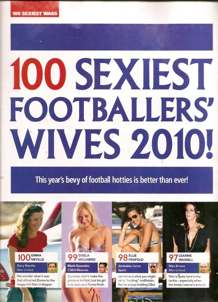 Самые сексуальные жены футболистов 2010 (15 фото НЮ)
