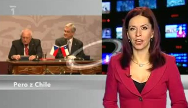 Президент Чехии крадет авторучку (видео)