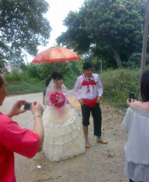 On the Chinese wedding (8 photos)