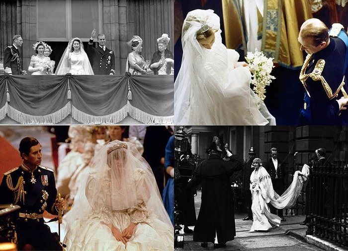 Королевские свадьбы прошлых лет (29 фото + текст)