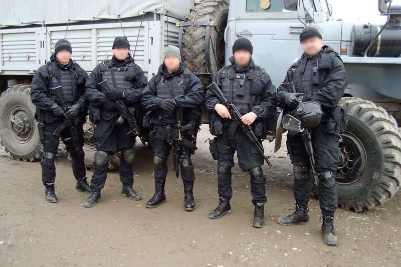 Полицейский спецназ на Кавказе