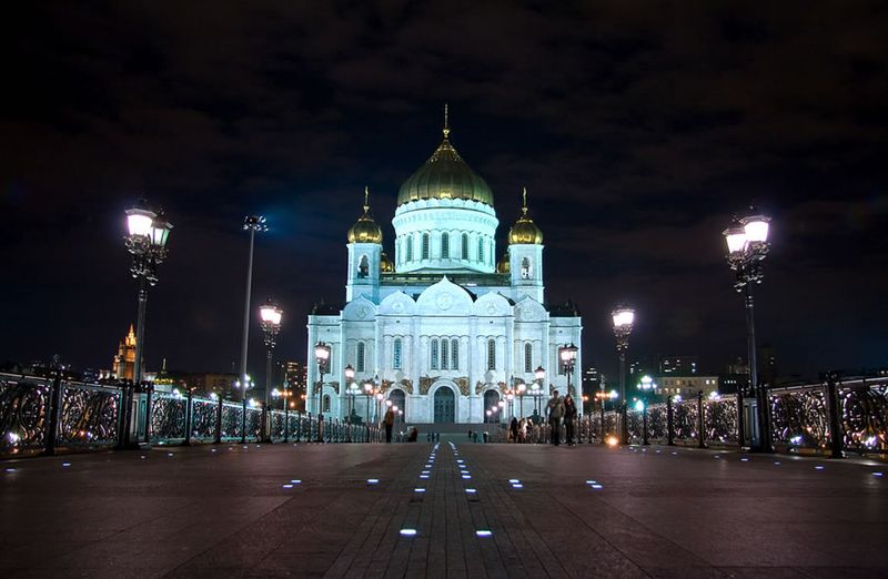 Мировые достопримечательности ночью. Часть 2. (22 фото)