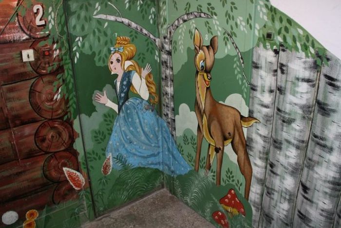 Если в вашем подъезде поселился художник (32 фото)