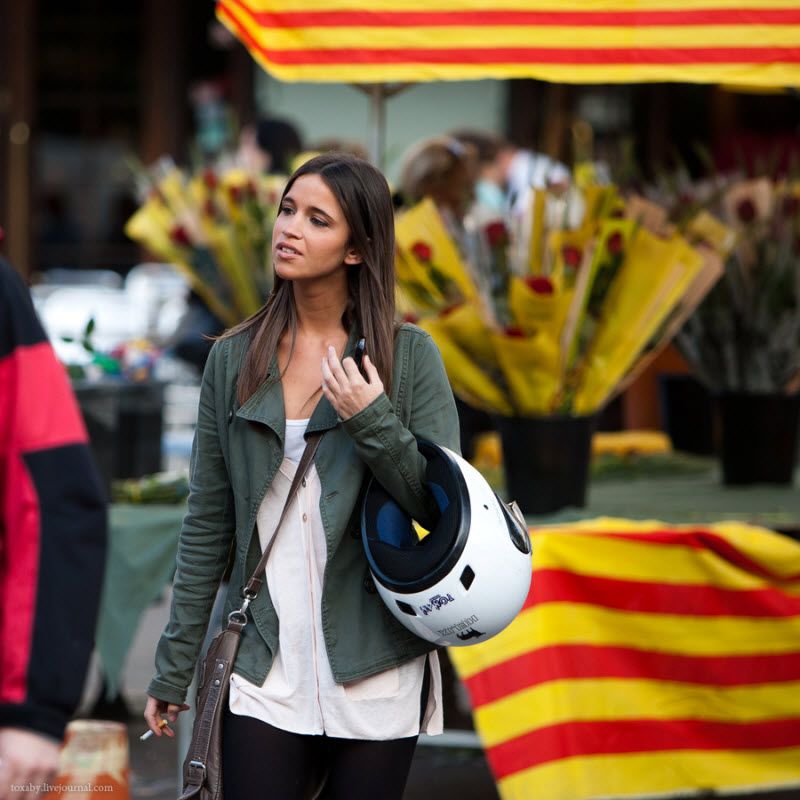 Реальный пикап испанской студентки из Барселоны