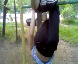 Новый трюк на перекладине