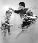 Creative Illustrator Draws Himself into the Frame