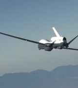 Испытания беспилотника MQ-4C 