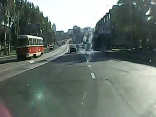 Баран на дороге