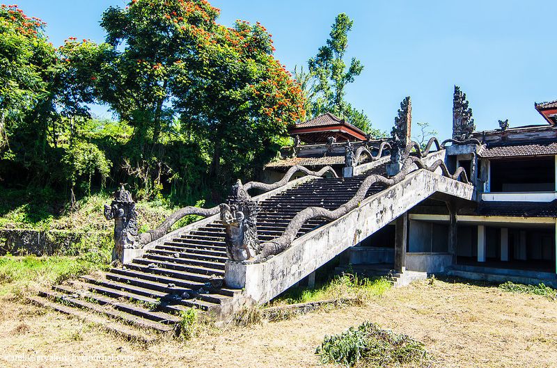 Hotel, Bali, abandoned building,