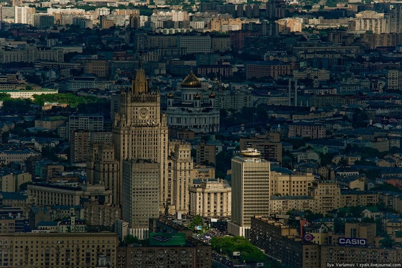 Фотографии Москвы с крыши Города Столиц (25 фото) 