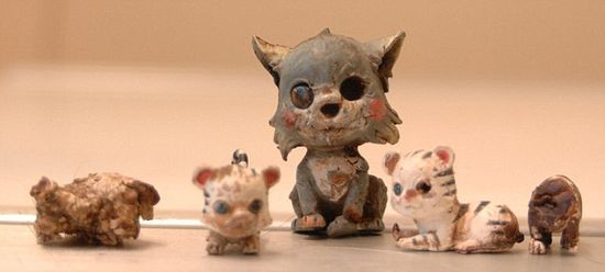 А вот и сами кошки, которых съел Снежок
