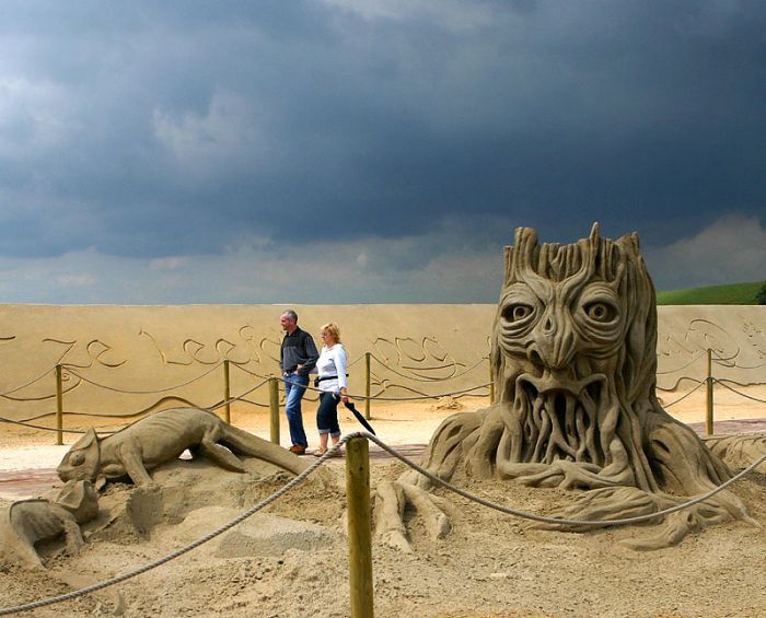 Песочные скульптуры