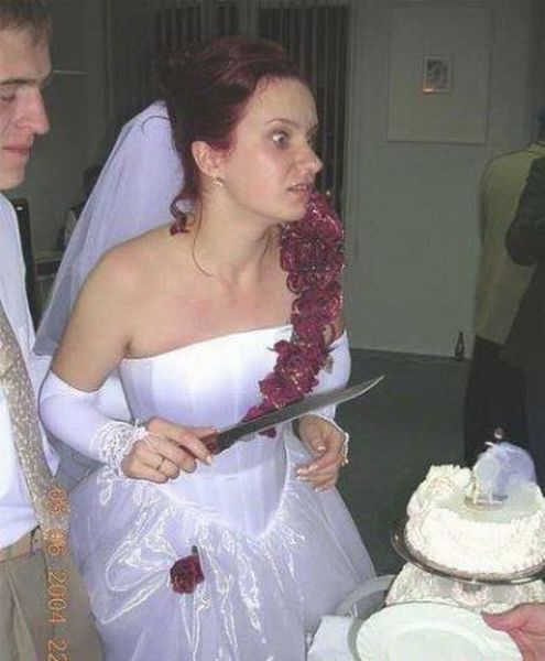 Самое нелепое и смешное со свадебных церемоний (49 фото)