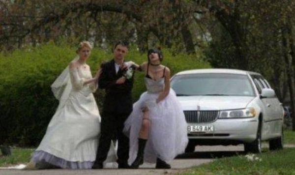 Самое нелепое и смешное со свадебных церемоний (49 фото)