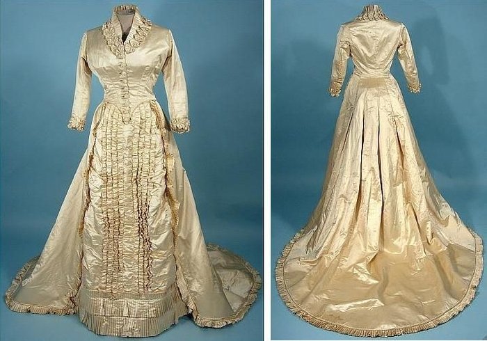 Свадебные платья XIX века (38 фото)