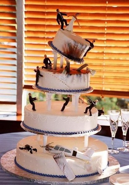 Самые дурацкие свадебные торты (11 фото)