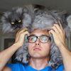 Пикантный фотоприкол очки, кошка, кот